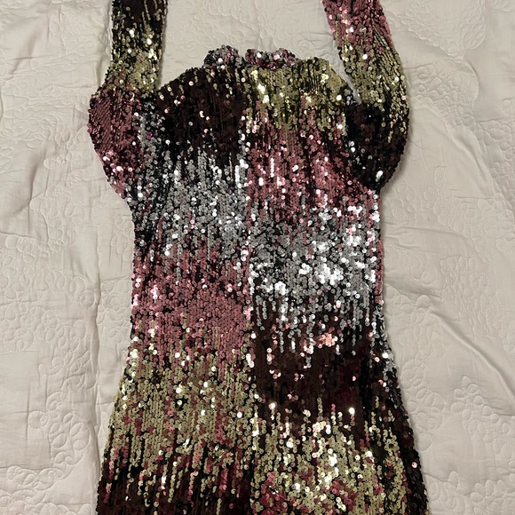 New Look Sequin Size 6 Dress - Picture 4 of 4